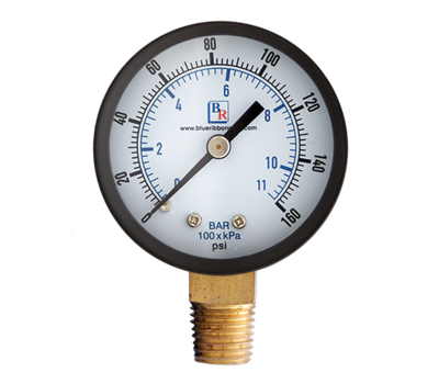 BLUE RIBBON BR101D-254D PRESSURE GAUGES