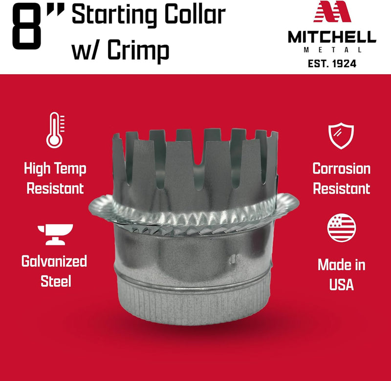 MITCHELL METAL PRODUCTS MM-3488 DUCT COLLARS