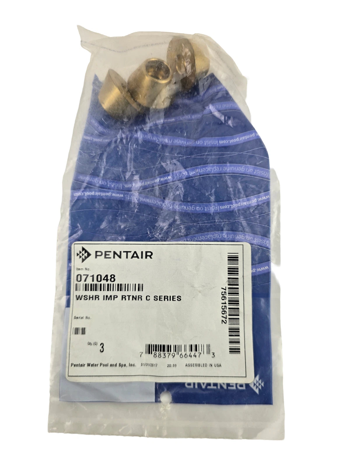 PENTAIR 071048Z POOL & SPA PUMP PARTS