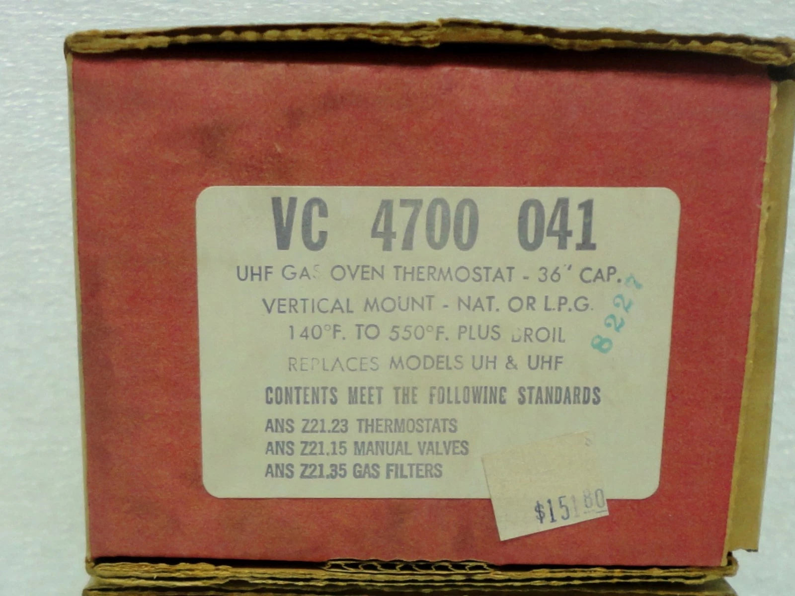 ROBERTSHAW 4700-041 THERMOSTATS