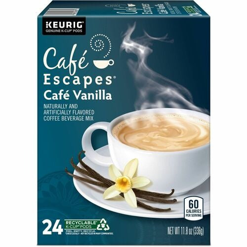 KEURIG Green Mountain GMT6812 Vanilla Coffee K-cup Pods 24ct