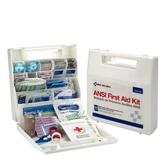 First Aid Only 225AN 50-Person First Aid Kit Plastic Case with Dividers