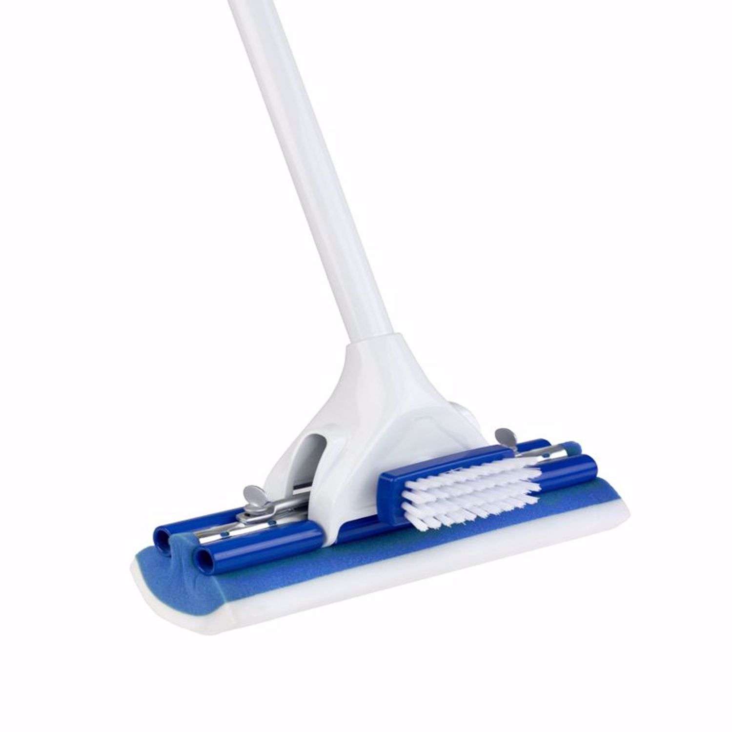 CLEAN CLEAN 446840 Roller Mop with Scrub Brush 10 inches