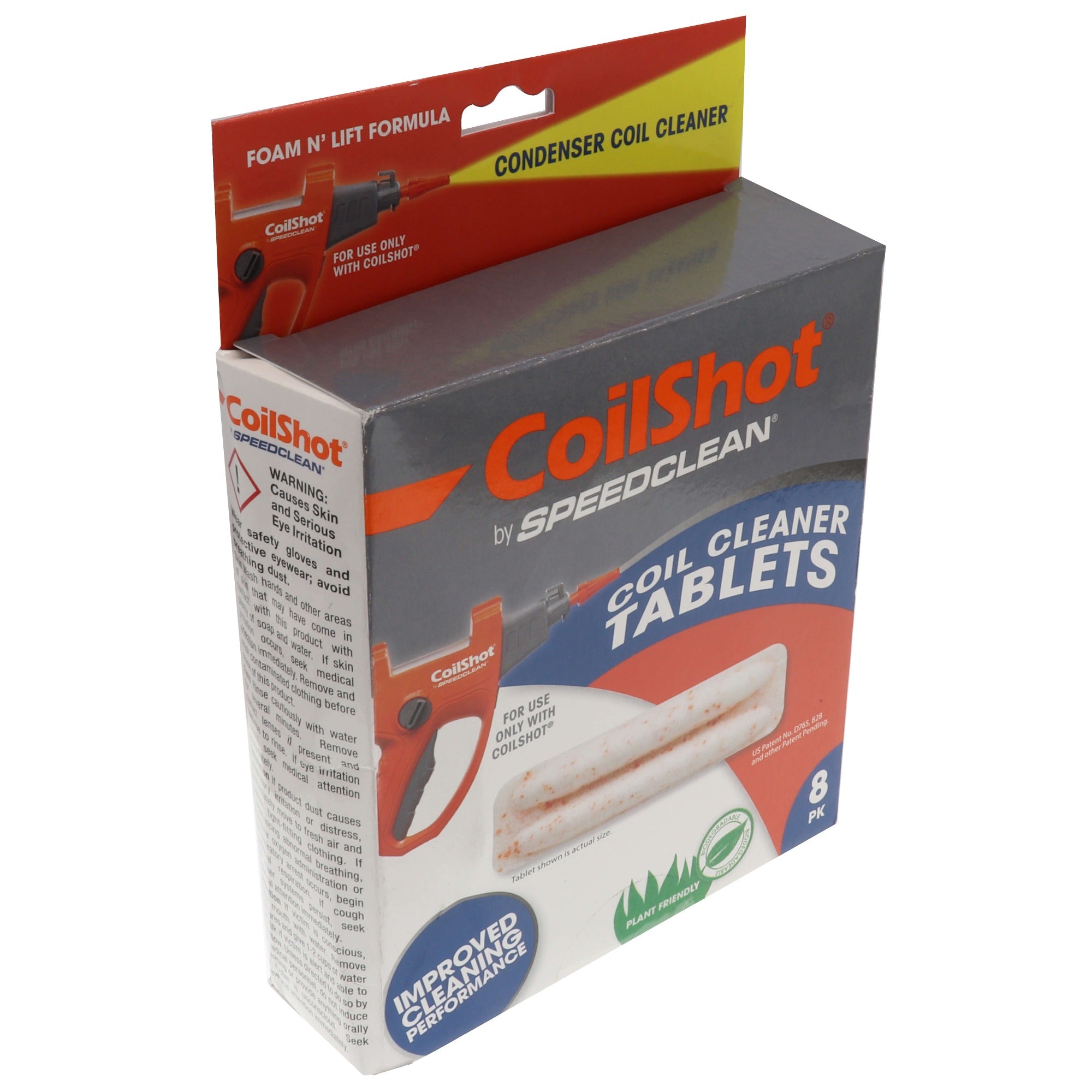 SPEEDCLEAN Speedclean SC-CS-TABS CoilShot Condenser Coil Cleaner Tablet 8/Pack