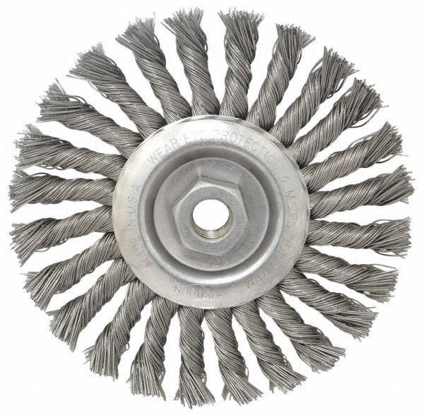 OSBORN Osborn 0002674400 Knotted Wire Wheel Brush 6 in