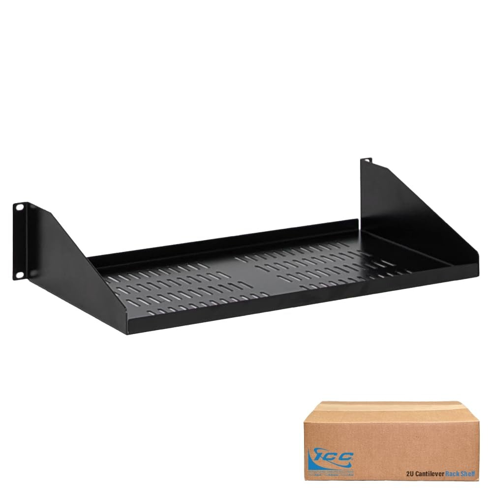 ICC Icc iccmsrsv10 Vented Rack Shelf 10 Inches Deep 2U