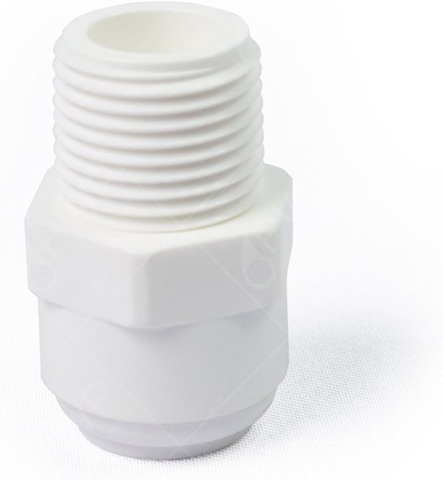 LID CORPORATION LID CORPORATION PP010822W 1/4 Push-Fit X NPTF Polypropylene Male Connector