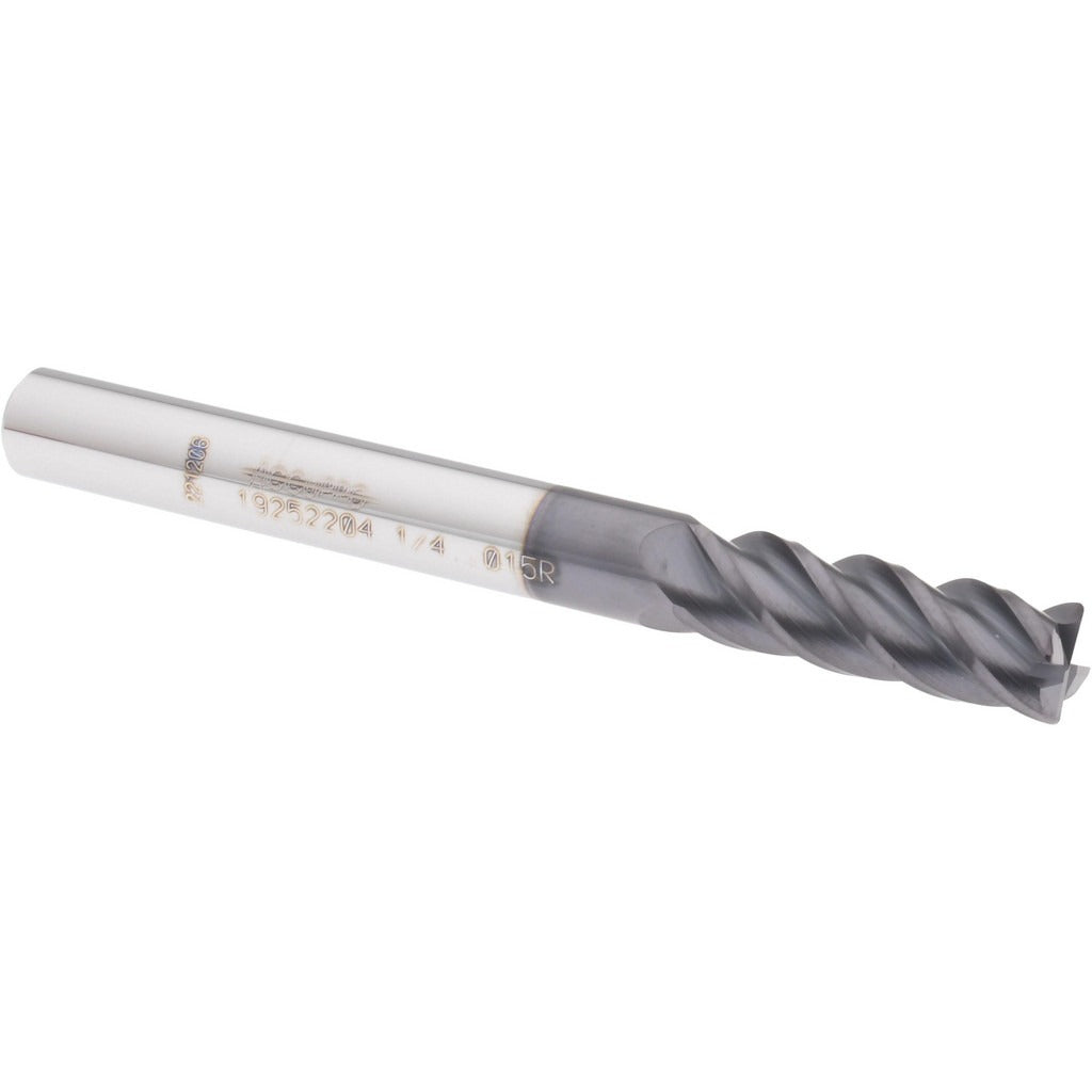 ACCUPRO Accupro 14556377 Corner Radius End Mill 1/4 in 4 Flute