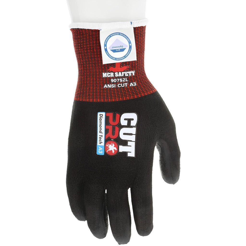 MCR SAFETY Mcr Safety 90752S Cut Resistant Gloves Ansi A3 Small