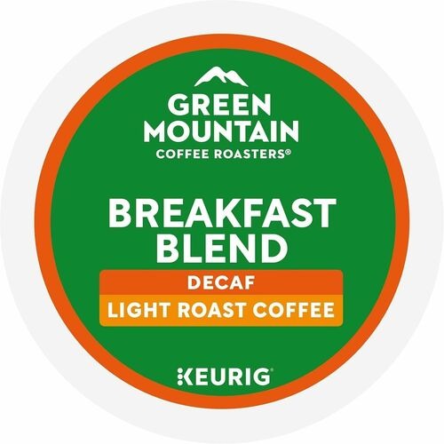 KEURIG Green Mountain GMT7522 Decaf Breakfast Blend K-cup 24ct