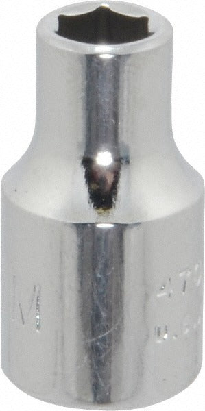 PROTO Proto J4705M 5mm 6-point 1/4 Drive Hand Socket Chrome