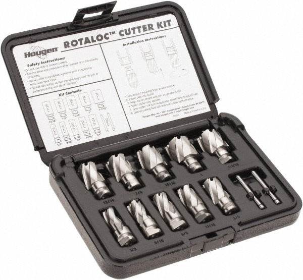 HOUGEN Hougen 17001 Cobalt Annular Cutter Set 11 Piece
