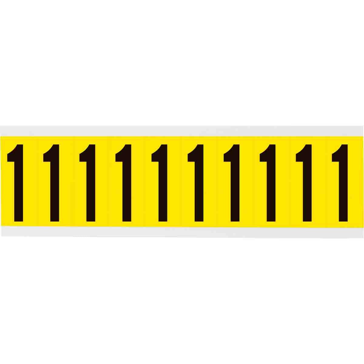 BRADY Brady 3440-1 34 Series Number Label 2 in (Card of 10)