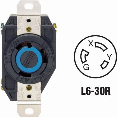 LEVITON Leviton Mfg Co 065-02620-000 30A Locking Outlet