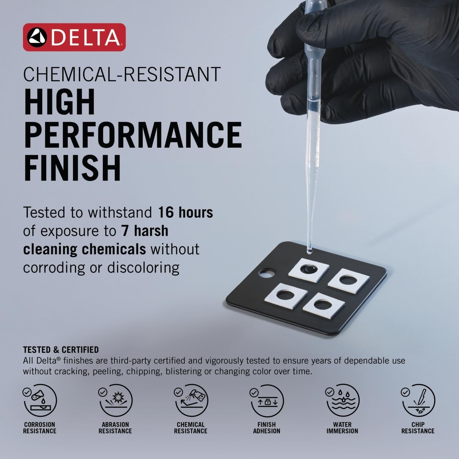 DELTA FAUCET Delta Faucet 25849LF-GZ Centerset Bathroom Faucet 4 Inch