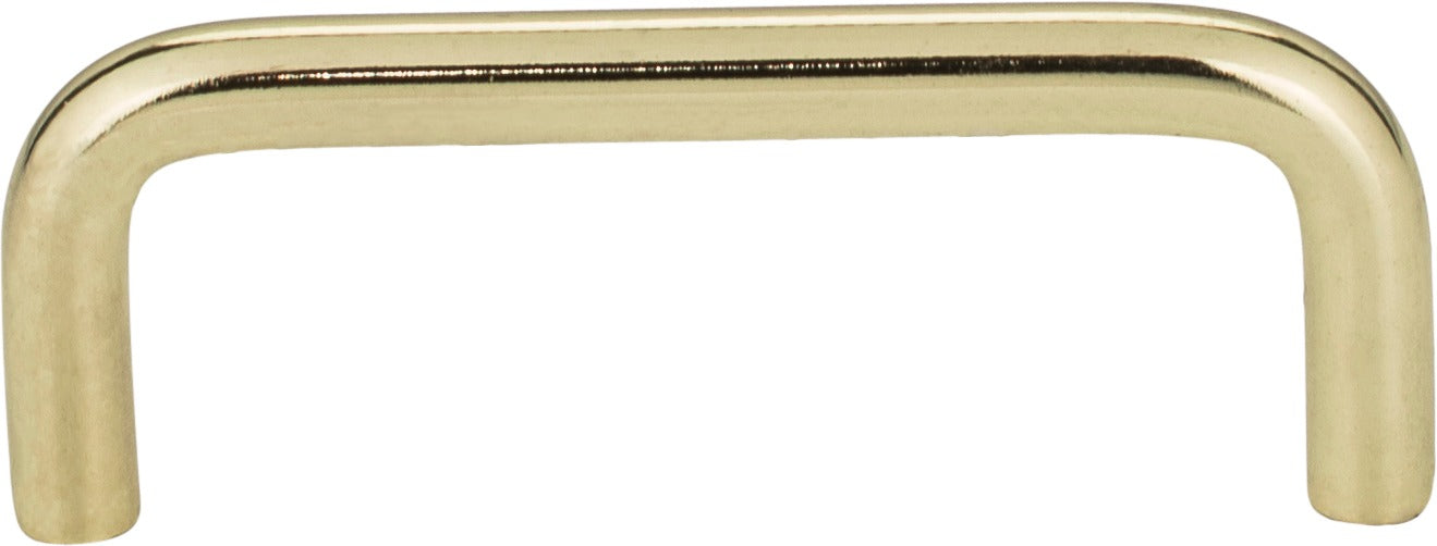 ELEMENTS Elements S271-3PB Cabinet Wire Pull Polished Brass 3 Inch