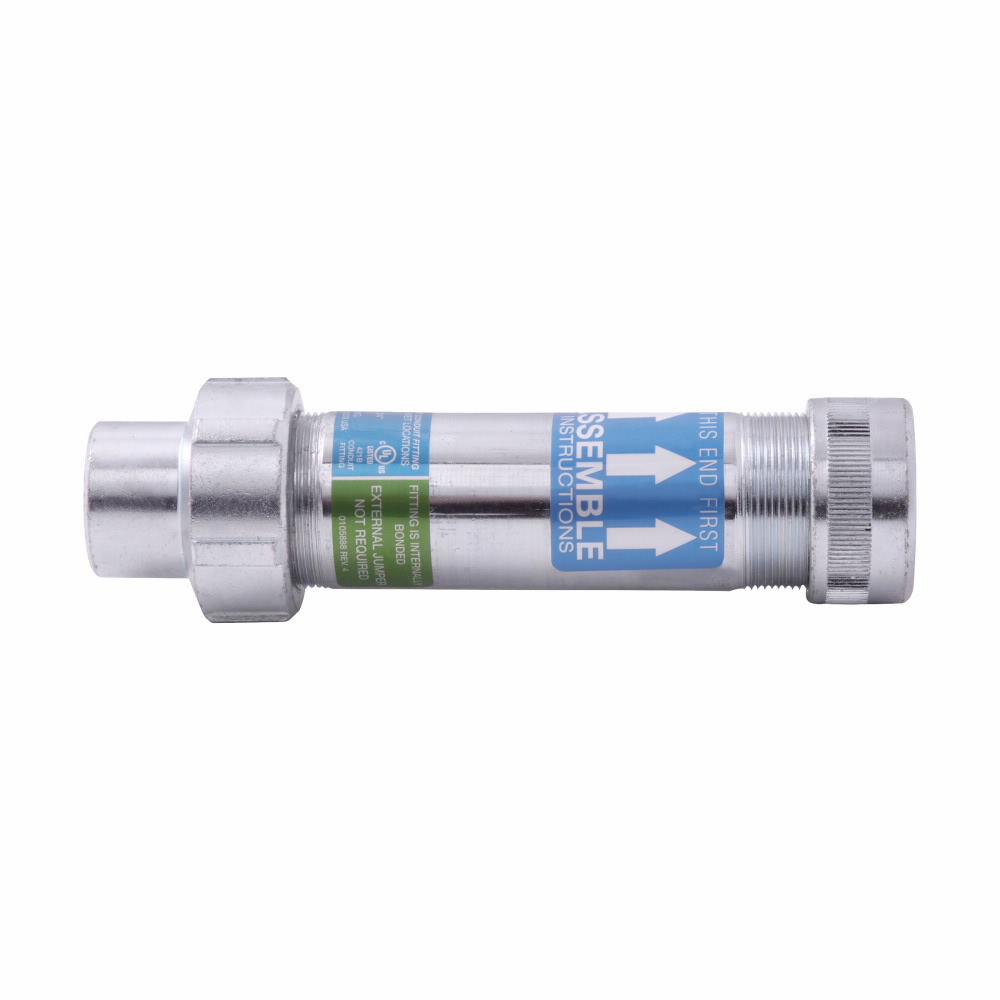 Crouse-Hinds XJG24 Conduit Expansion Coupling, 3/4 in, Rigid/IMC Conduit