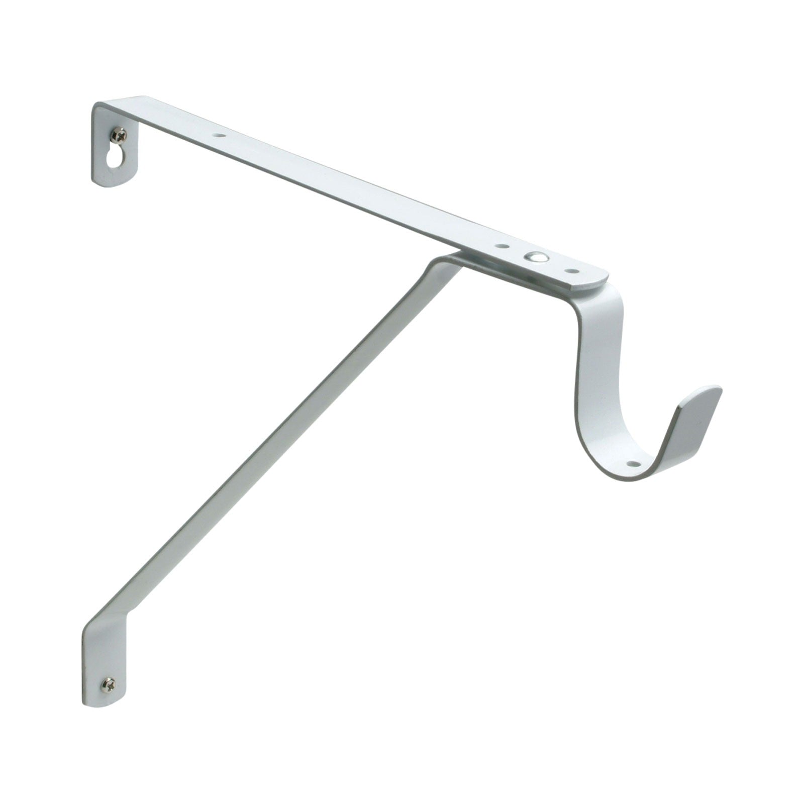 PAMEX Pamex DD0632WC Adjustable Shelf Rod Support Bracket White