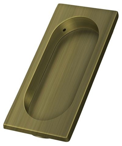 DELTANA Deltana FP4134U5 Large Flush Pull Antique Brass
