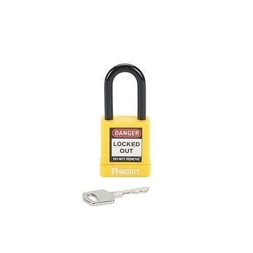 PANDUIT Panduit PSL-8YL Yellow Plastic Body Padlock