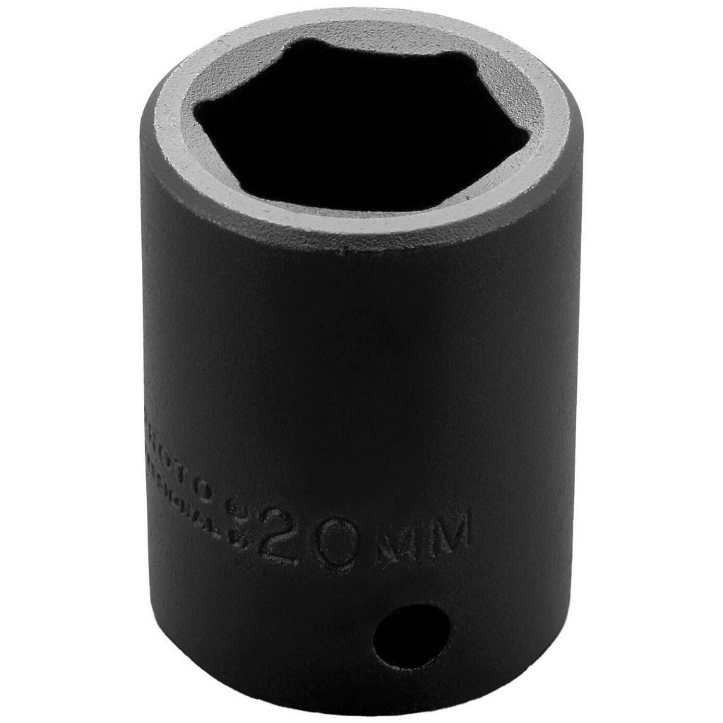 PROTO Proto J7420M Impact Socket 1/2 in Drive 20mm 6-point