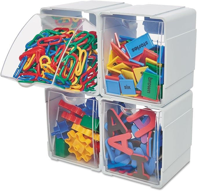 DEFLECTO Deflecto DEF421103 Tilt Bin Next Gen (4 Pack)