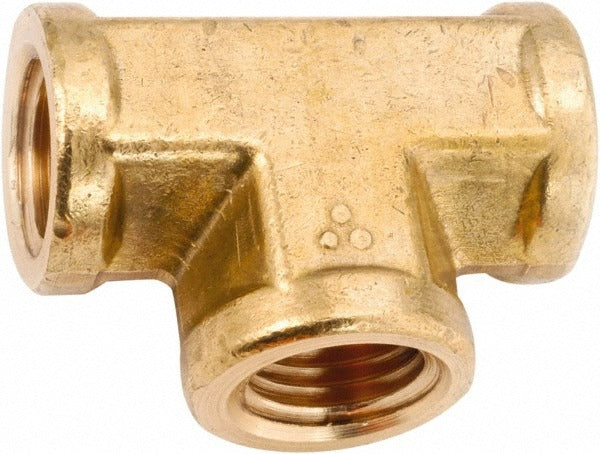 ANDERSON METALS Anderson Metals 756201-12 Brass Pipe Tee 3/4 Inch Npt
