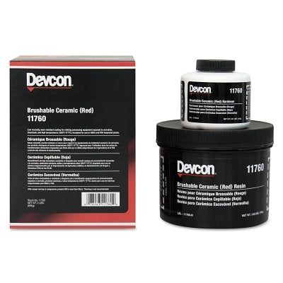 Devcon 11760 Brushable Ceramic 2 lb Can Red