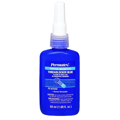 Permatex 24350 Surface Insensitive Blue Threadlockers 50 mL 3-4 in Thread Blue