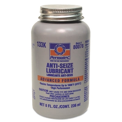 Permatex 80078 Aluminum Anti-Seize Lubricant 8 oz Brush-Top Bottle