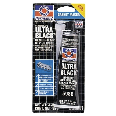 Permatex 82180 Ultra Black Gasket Maker 3.35 oz - Oil Resistant