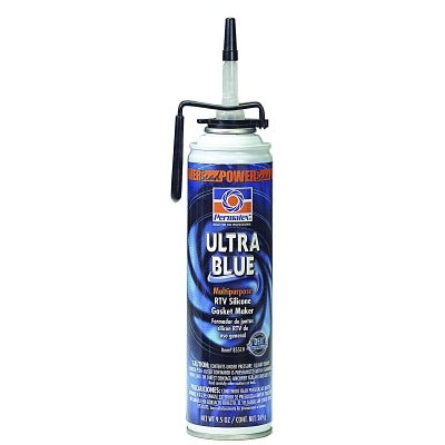 Permatex 85519 Ultra Silicone RTV Gasket Maker 9.5 oz PowerBead Can Ultra Blue