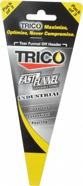 TRICO Trico 36990 Heavy-grade Paper Funnel 9 Oz 3-pack