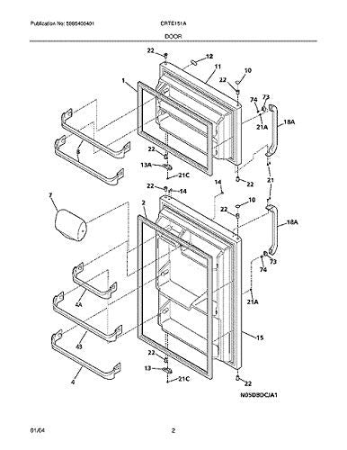 FRIGIDAIRE Frigidaire 240535101 Door Rack 23.27x4.49 in Metal