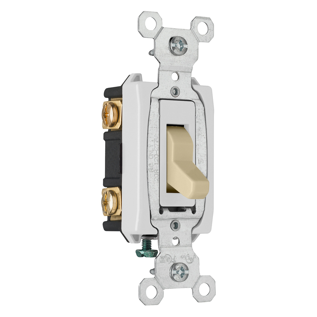 Pass & Seymour CSB20AC3I Toggle Type Thermoplastic Polycarbonate Toggle 20 Amp