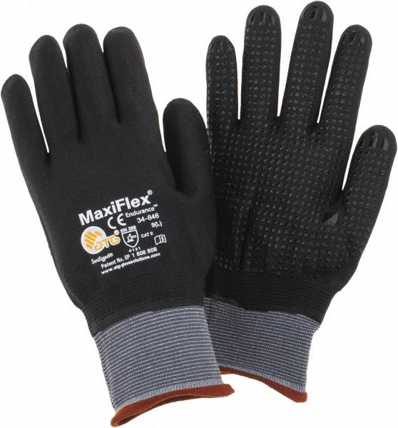ATG Atg 34-846/L General Purpose Work Gloves Large Nitrile