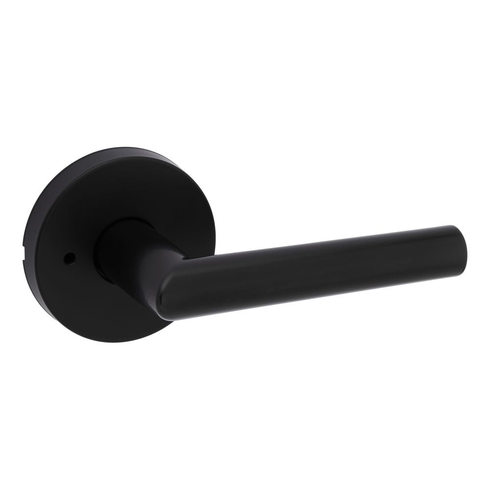 KWIKSET Kwikset 730MILRDT-514 Milan Lever Privacy Lock Matte Black