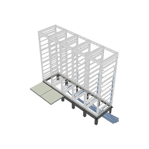 MIDDLE ATLANTIC Legrand RIB-2-SNE30-42 2 Bay Riser Base 30wx42u
