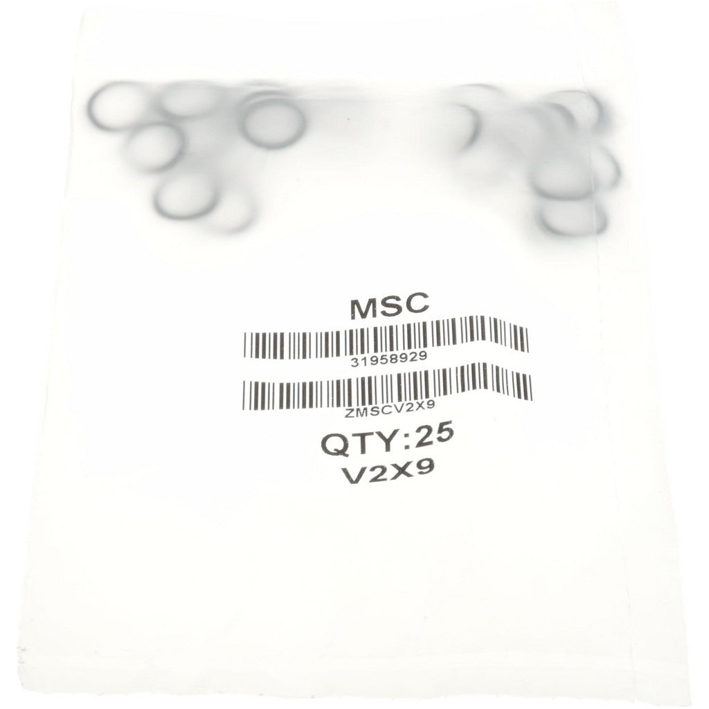 VALUE COLLECTION Value Collection ZMSCV2X9 Viton O-ring 9mm Id 13mm Od Pk25