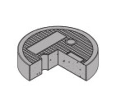 Oldcastle Infrastructure 1008800 CTY F08R-GROUND CONCRETE LID