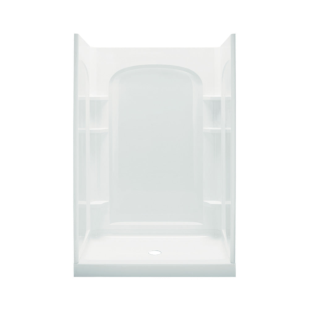 KOHLER KOHLER 72220100-0 Shower Kit 48X34 White Curved