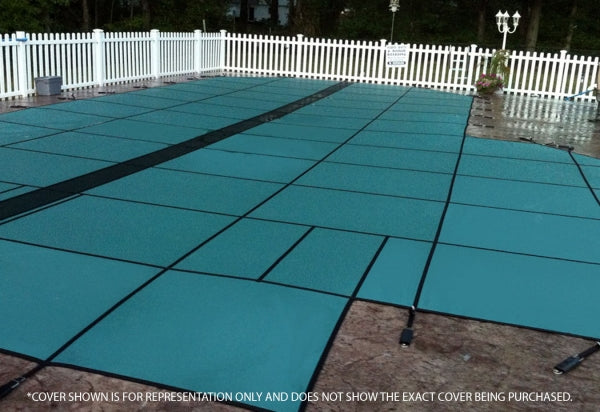 GLI Pool Products 16x32' Green HyPerLite Safety Cover