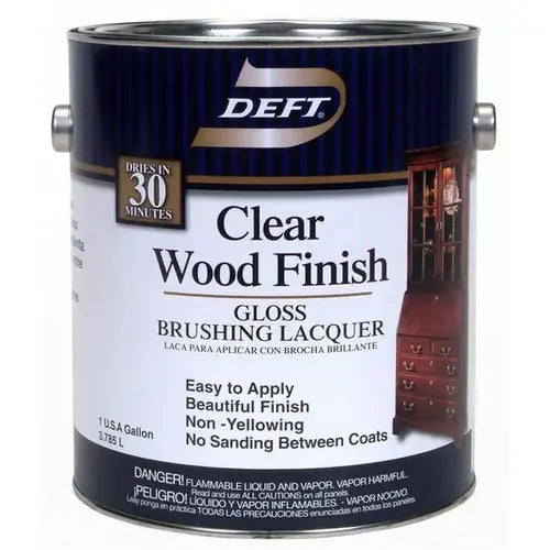 DEFT Deft DFT010/01 Gloss Lacquer 1 Gallon 400 Sq Ft/Gal
