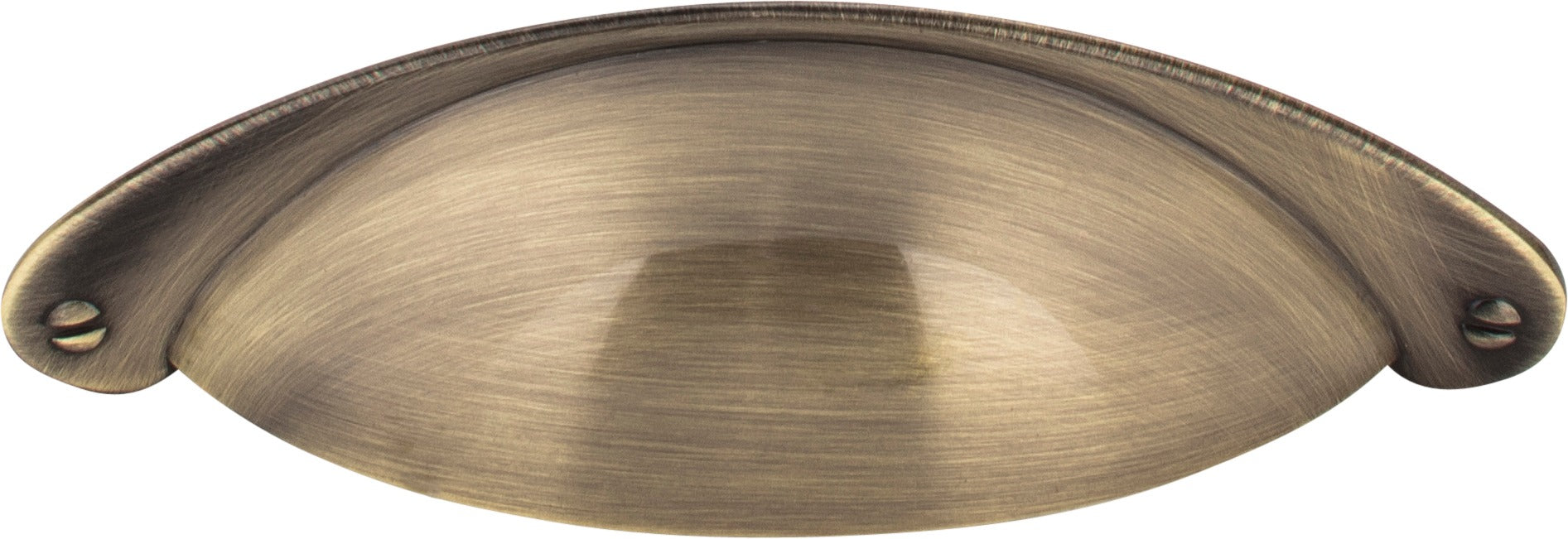 JEFFREY ALEXANDER Jeffrey Alexander 8233-AB Cabinet Cup Pull Lyon Brushed Antique Brass