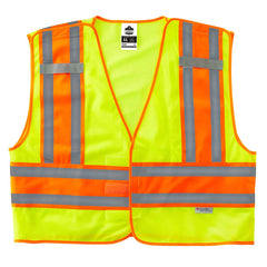 Ergodyne 23395 8245PSV L/XL Lime Type P Class 2 Public Safety Vest