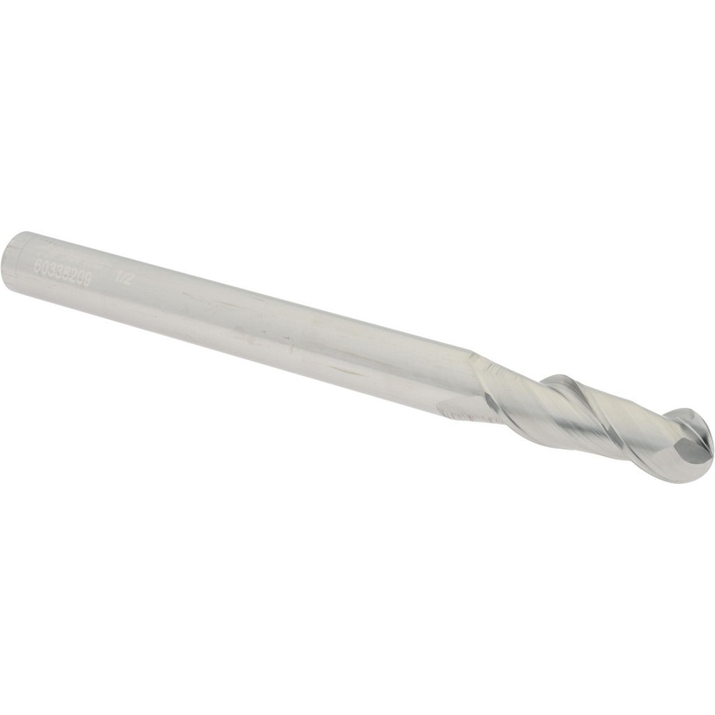 ACCUPRO Accupro 12184316 Ball End Mill 0.5 in 2 Flute Solid Carbide