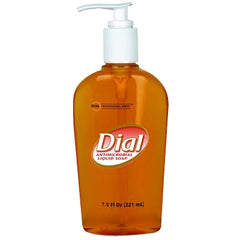 Dial DIA84014CT Liquid Gold Antibacterial Soap Pump Bottle 7.5 oz