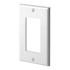 Leviton 80401-NW 1-Gang Decora Wallplate Device Mount Thermoplastic Nylon White