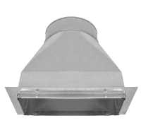 SOUTHWARK METAL MC-RB51F-8X14X10 SHEETMETAL CEILING BOOT W/FLANGE 8X14 ...