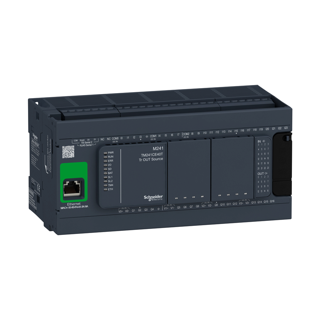 Schneider Electric TM241CE40T SQD logic controller, Mo